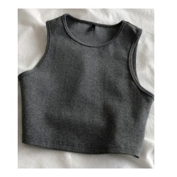Sleeveless Retro Crop Top