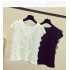 Fashion Clothing Plus Size Solid Shirt Women Blouse