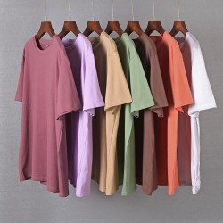Oversized T Shirt Women Harajuku Basic Loose Short Sleeve Tees