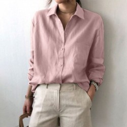 Casual Loose OL Shirts Spring Autumn Long Sleeve Business Blouse