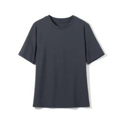 Casual Cotton Basic T-shirt Loose Short Sleeve Knitted Tee Shirts