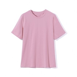 Casual Cotton Basic T-shirt Loose Short Sleeve Knitted Tee Shirts
