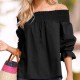 Sexy Off Shoulder Bowknot Blouse