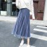Ruffle Skirt Harajuku Casual High Waist Solid Color