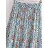 Vintage Chic Hippie Summer Tassel Elastic Waist Boho Skirt