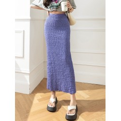 Pencil Midi Long Vintage Mid-length Skirt