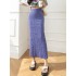 Pencil Midi Long Vintage Mid-length Skirt