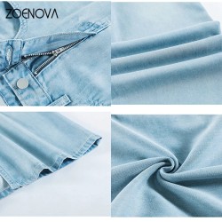 Lyocell Fabric Slit Skirt Fashion Thin High Waisted Loose Simple