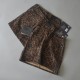 Sexy leopard print denim skirts