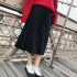Fashion Thick Breathable Pleated Length Skirt