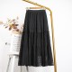 Hollow Out Long Lace Skirt