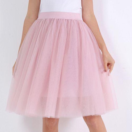 Party Train Puffy 5Layer 60CM Fashion Tulle Skirt Party Train Puffy 5Layer 60CM Fashion Tulle Skirt