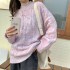 Fashion Twist Striped Sweater Women Retro Pullover Loose