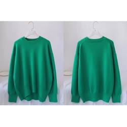 Oversized Sweaters Casual Autumn Warm Knit Women Jumper