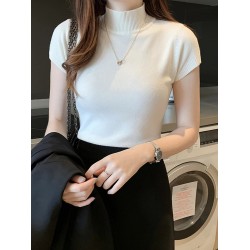 Casual Women Clothing Knitted Women Top